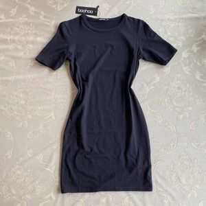 Boohoo Black T-Shirt Dress